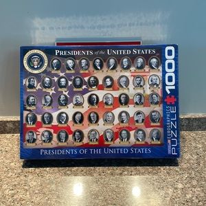 NEW Sealed Eurographics 1000 pc puzzle of US Presidents to #44